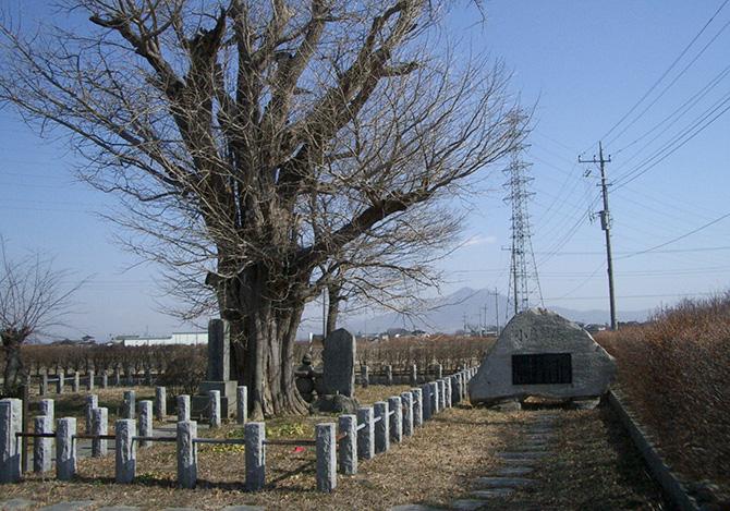 小島の草庵跡